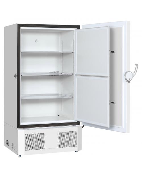 Pionowa zamrażarka niskotemperaturowa -86°C PHCbi MDF-DU703VXH-PE - widok po otwarciu